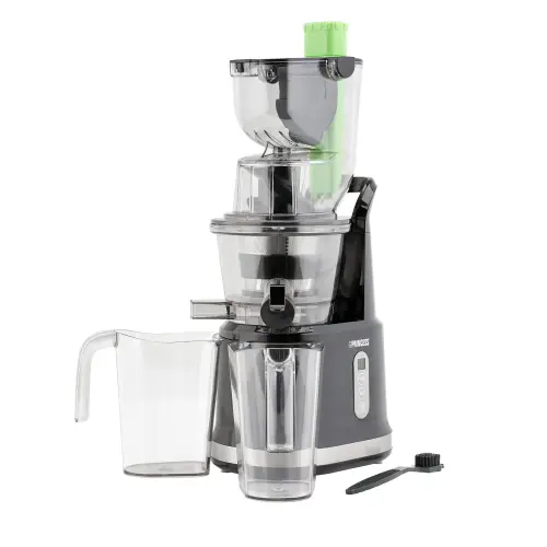 Storcator de fructe si legume Slow Juicer Princess Easy Fill 0120204501001, 200 W, 0.9 l, 60 rpm (Inox)