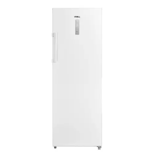 Congelator vertical VIVAX VF-238EDNF W, 238L, Full No Frost, Clasa E, Termostat Digital reglabil, Usa reversibila, Super cool, Super freeze, 7 cutii depozitare, H 172 cm (Alb)