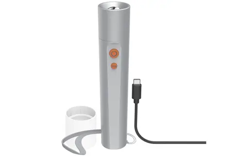 Lanterna LED Hama FL350-C, reincarcabila, 350 lm (Argintiu)