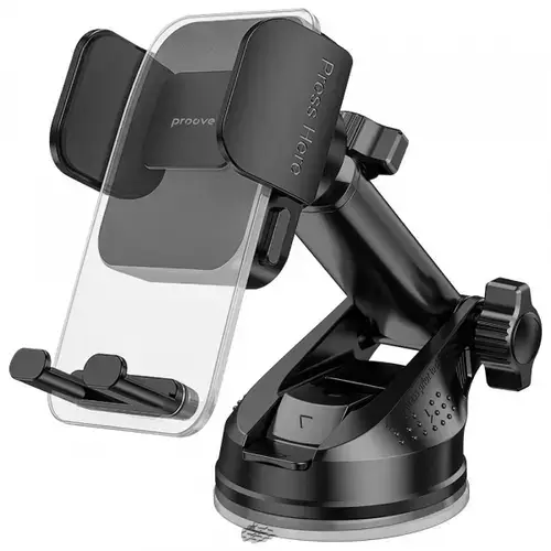 Suport Auto Proove Crystal Clamp Plus Dash, 4.7inch - 6.9inch, CHCSP0000001 (Negru)