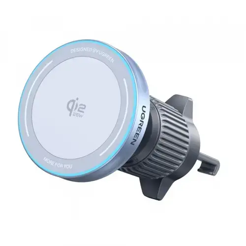 Incarcator auto UGREEN W758, Wireless, 25 W (Albastru)