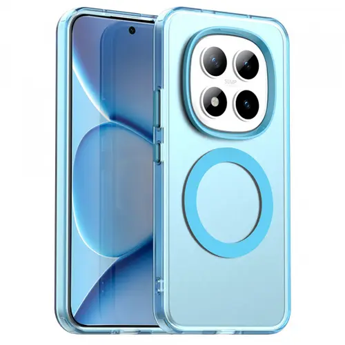Husa MagSafe pentru Xiaomi Poco M8 Pro / Redmi Note 15 Pro+ 5G, Techsuit, CandyCase, Albastra