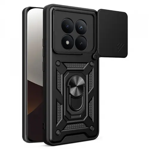 Husa pentru Xiaomi Poco M8 Pro / Redmi Note 15 Pro+ 5G, Techsuit, CamShield, Neagra
