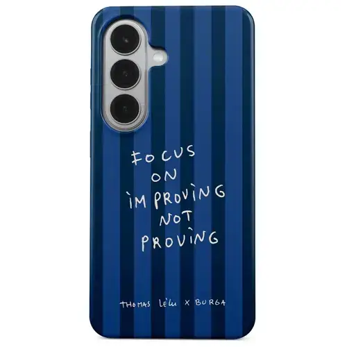 Husa telefon Burga Dual Layer Magnetic Focus On pentru Samsung Galaxy S26 (Albastru)