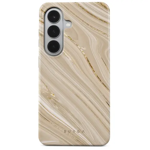 Husa telefon Burga Dual Layer Magnetic Full Glam  pentru Samsung Galaxy S26 Plus (Bej)