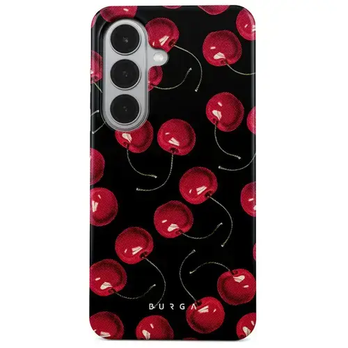 Husa telefon Burga Dual Layer Magnetic Cherrybomb pentru Samsung Galaxy S26 Plus (Rosu/Negru)