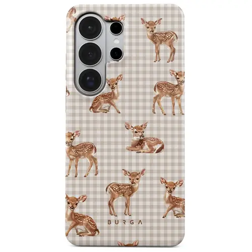 Husa telefon Burga Dual Layer Magnetic Bambi pentru Samsung Galaxy S26 Ultra (Maro)