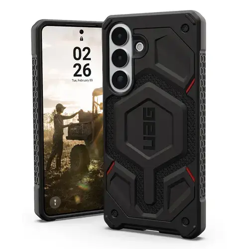 Husa telefon UAG Monarch Pro Magnetic pentru Samsung Galaxy S26 Plus (Negru)