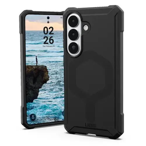 Husa telefon UAG Essential Armor Magnetic pentru Samsung Galaxy S26 Plus (Negru)