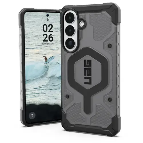 Husa telefon UAG Pathfinder Clear Magnetic pentru Samsung Galaxy S26 Plus (Negru)