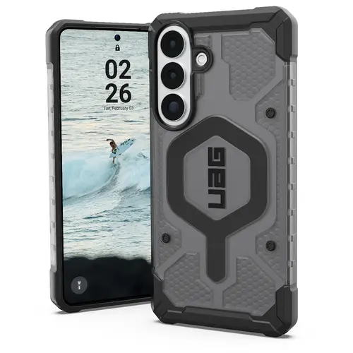 Husa telefon UAG Pathfinder Clear Magnetic pentru Samsung Galaxy S26 Plus (Negru)