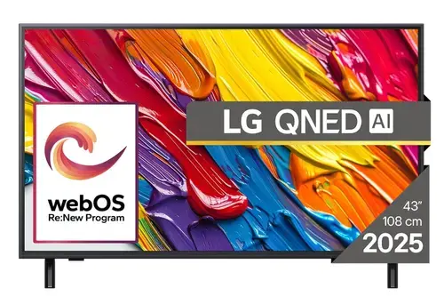 Televizor QNED LG 109 cm (43inch) 43QNED82A3B, Ultra HD 4K, Smart TV, WiFi, CI+