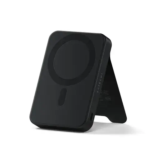 Acumulator extern Satechi ST-B10Q2SK, 10000mAh, Wireless 15 W (Negru)