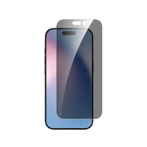 Folie Protectie Ecran Dviced DV520052, Privacy, Sticla Securizata, pentru Apple iPhone 17 Pro cu Aplicator Anti-Praf (Transparent/Negru)