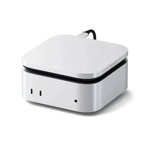 Carcasa SSD Satechi USB4 NVMe pentru Mac mini, 40 Gbps, 8 TB, 2280/2260/2242/2230 mm (Gri)