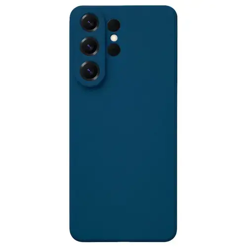 Husa Protectie Spate Lemontti LEMHSSSGS26UB Silicon Soft Slim pentru Samsung Galaxy S26 Ultra (Bleumarin)