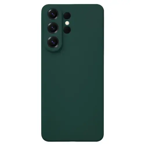 Husa Protectie Spate Lemontti LEMHSSSGS26UV Silicon Soft Slim pentrru Samsung Galaxy S26 Ultra (Verde)