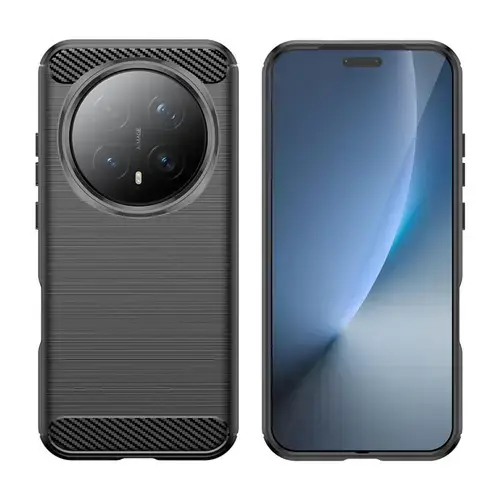 Husa Protectie Spate Lemontti LEMHCFHM8PN Carbon Case Flexible Honor Magic8 Pro (Negru)