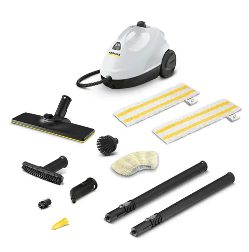 Aparat de curatat cu abur Karcher SC 2 EasyFix Plus, incalzire 1500W, max. 3.2bar, incalzire 6.5 min (Alb/Negru)