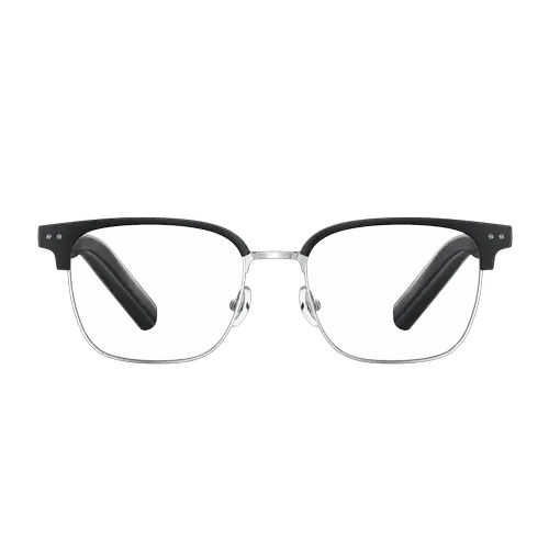 Ochelari Smart Xiaomi Mijia Smart Audio Glasses, Browline, Bluetooth, Anulare zgomot, IP54, Android/iOS (Negru)
