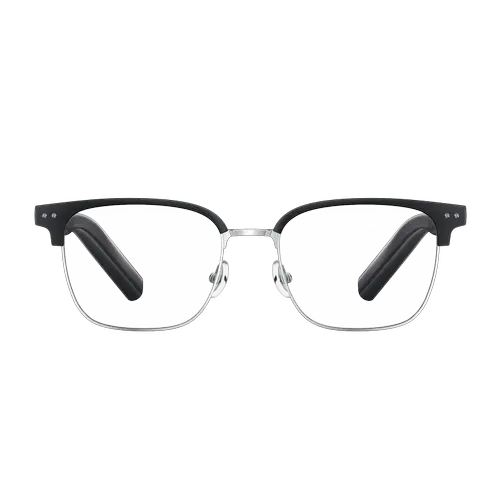 Ochelari Smart Xiaomi Mijia Smart Audio Glasses, Browline, Bluetooth, Anulare zgomot, IP54, Android/iOS (Negru)