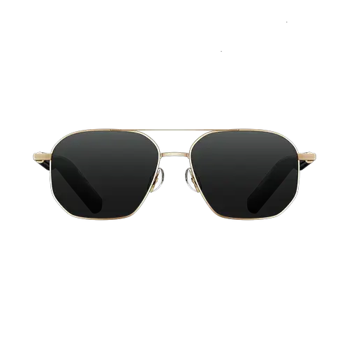 Ochelari Smart Xiaomi Mijia Smart Audio Glasses, Aviator, Bluetooth, Anulare zgomot, IP54, Android/iOS (Auriu)