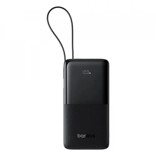 Baterie Externa Baseus Bipow 2, 20000mAh, 20W, QC + PD, 1 x USB-A - 2 x USB-C, P10077101113-01 (Negru)