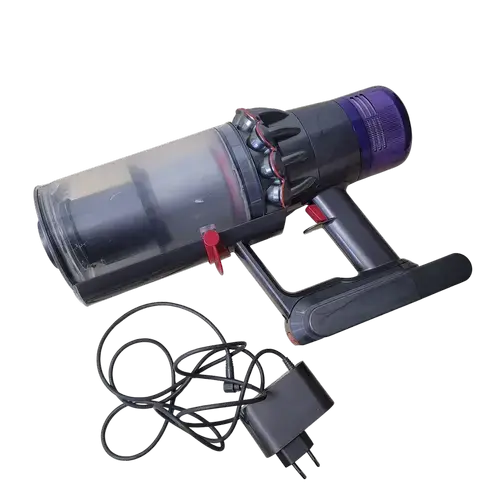 Aspirator vertical Dyson V11 Fluffy (2023), 60 minute autonomie, 0.76 L (Nichel/Rosu)
