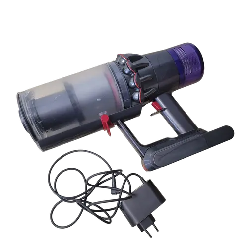 Aspirator vertical Dyson V11 Fluffy (2023), 60 minute autonomie, 0.76 L (Nichel/Rosu)