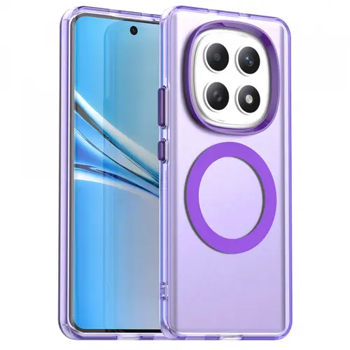 Husa MagSafe pentru Xiaomi Poco M8 / Redmi Note 15 5G / Note 15 4G, Techsuit, CandyCase, Mov