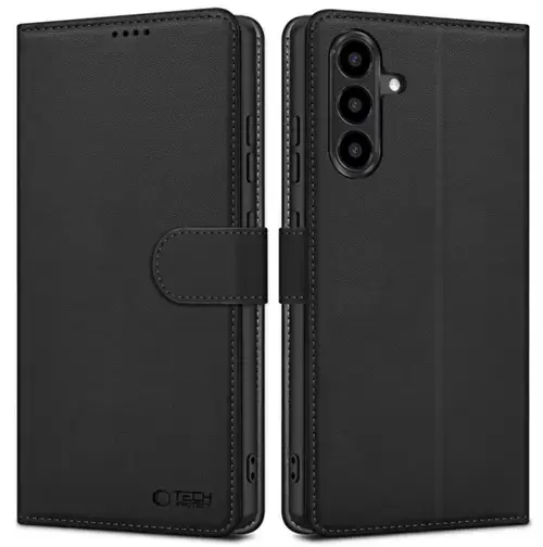 Husa pentru Samsung Galaxy A37 5G / A56 A566 / A36 A366, Tech-Protect, Wallet, Neagra
