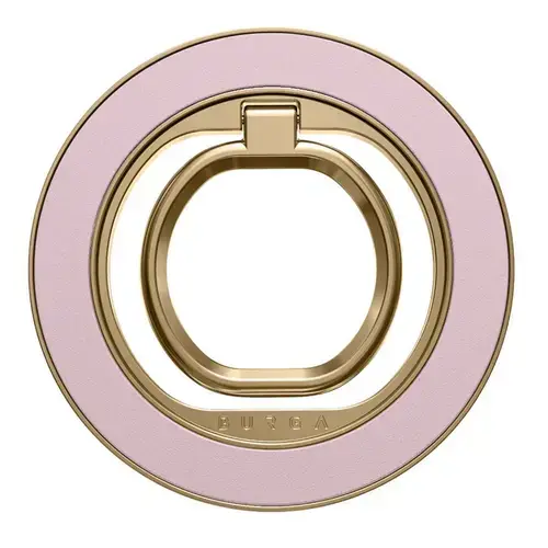 Inel magnetic Burga pentru telefon Your best Gold (Roz/Auriu)
