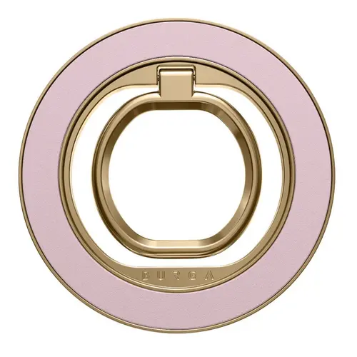 Inel magnetic Burga pentru telefon Your best Gold (Roz/Auriu)