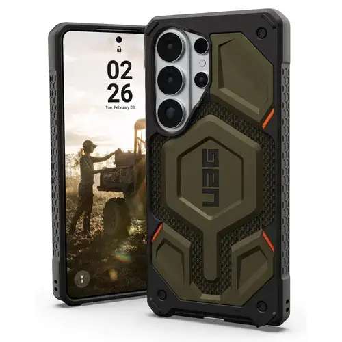Husa telefon UAG Monarch Pro Magnetic pentru Samsung Galaxy S26 Ultra (Negru/Verde)