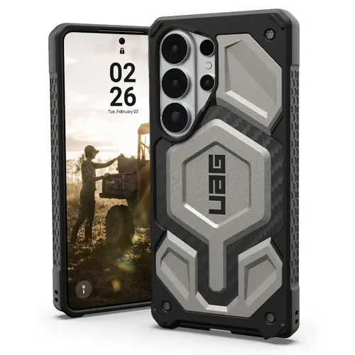 Husa telefon UAG Monarch Pro Magnetic pentru Samsung Galaxy S26 Ultra (Negru/Gri)