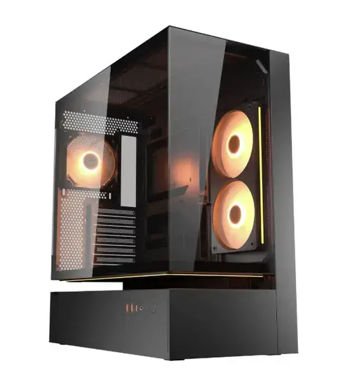 Carcasa Cougar CFV235, Middle Tower, aRGB, Fara sursa (Negru)