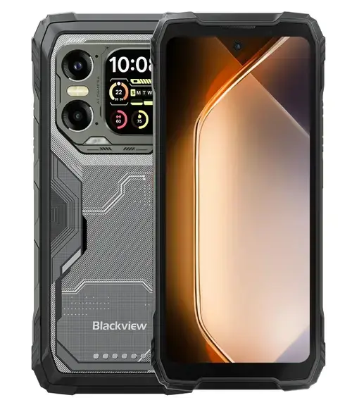 Telefon mobil Blackview Xplore 1, Ecran IPS 6.78inch, Procesor MediaTek Dimensity 7050 Octa-Core, 12GB RAM, 256GB Flash, Camera Duala 64 + 20 MP, Wi-Fi, Android, 5G, Dual SIM (Negru)