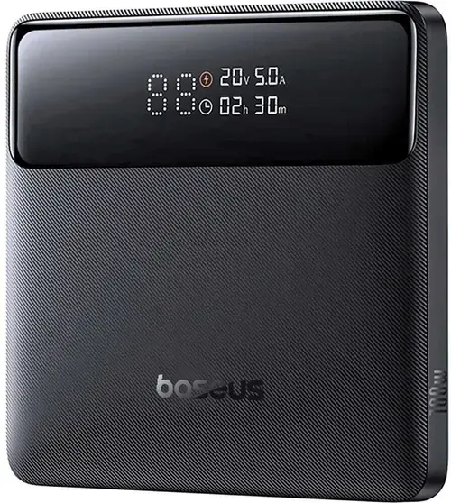 Acumulator extern Baseus Blade H1 P10021604123-00, 20000 mAh, 2x USB-A, 2x USB-C, 100 W (Negru)