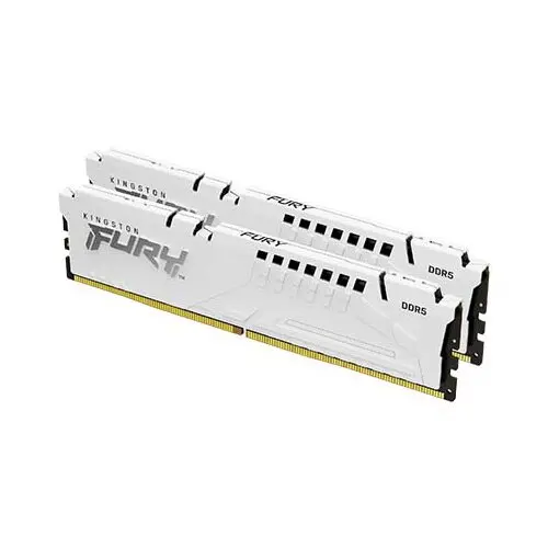 Memorii Kingston FURY Beast White 32GB(2x16GB) DDR5, 5600MT/s, CL40