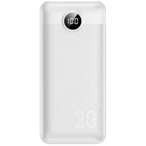 Baterie externa VEGER L20S, 20000 mAh, 2x USB, 1x USB-C (Alb)