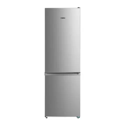 Combina frigorifica VIVAX CF-310ENF X, 310L, Clasa E, Total No Frost si No Frost Multi Air Flow, Termostat reglabil, Iluminare LED, Fast Freeze, Usi reversibile, H 188cm (Inox)