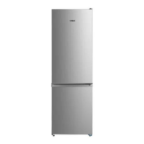 Combina frigorifica VIVAX CF-310ENF X, 310L, Clasa E, Total No Frost si No Frost Multi Air Flow, Termostat reglabil, Iluminare LED, Fast Freeze, Usi reversibile, H 188cm (Inox)