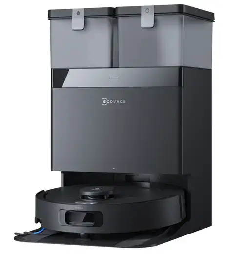 Aspirator robot Ecovacs DEEBOT T30C BK Gen2, 25000Pa, TruEdge 2.0, Auto-Lift Mopping 9mm, OZMO Turbo 2.0, Capacitate sac praf statie 3 L, Autonomie 180 minute, TrueDetect (Negru)