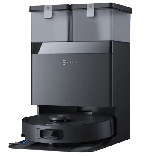 Aspirator robot Ecovacs DEEBOT T30C BK Gen2, 25000Pa, TruEdge 2.0, Auto-Lift Mopping 9mm, OZMO Turbo 2.0, Capacitate sac praf statie 3 L, Autonomie 180 minute, TrueDetect (Negru)