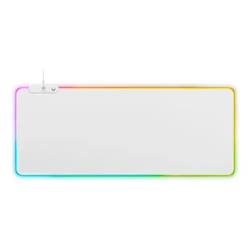 Mousepad Gaming Deltaco Gaming, 900 x 360 mm, Iluminare RGB (Alb)