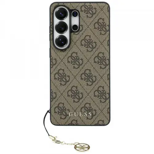 Husa pentru Samsung Galaxy S26 Ultra S948, Guess, 4G Classic Logo Charm (Maro)