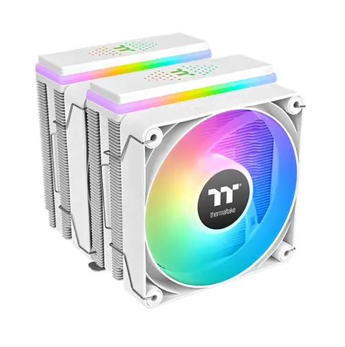 Cooler CPU Thermaltake Astria 600 aRGB, 2 x 120mm, 1800 RPM (Alb)