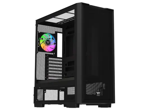 Carcasa Thermaltake S380 TG aRGB, Middle Tower, Fara sursa (Negru)