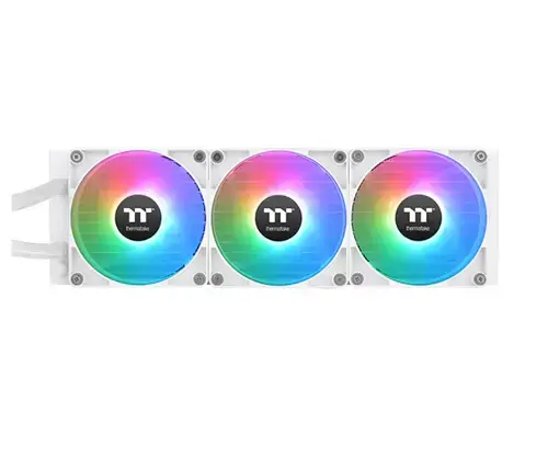 Cooler CPU All in One Thermaltake TH360 V2 ARGB, 360mm 2000 RPM, Racire cu lichid (Alb)