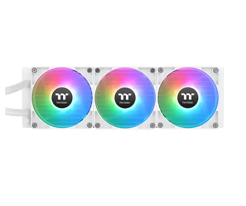 Cooler CPU All in One Thermaltake TH360 V2 ARGB, 360mm 2000 RPM, Racire cu lichid (Alb)